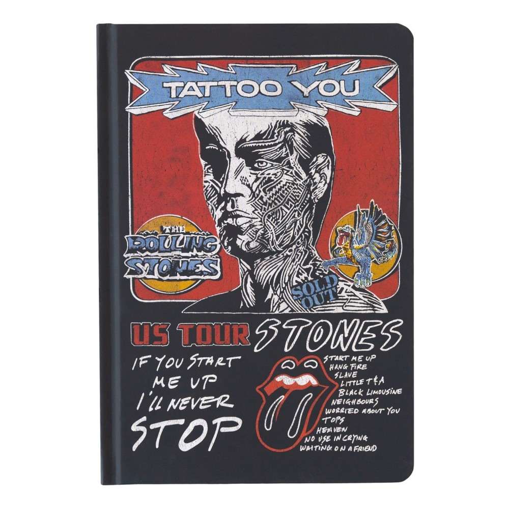 Grupo Erik The Rolling Stones - A5 Premium Carnet de notes - Multicolore